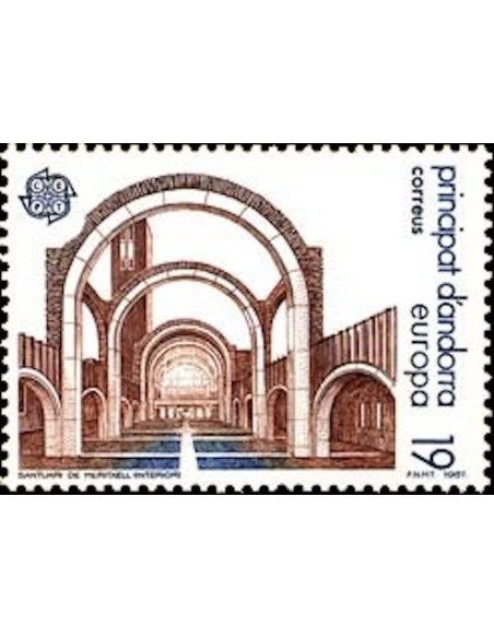 Timbre Poste Europa Andorre espagnol N° 0183 N** philatelie foxtimbre
