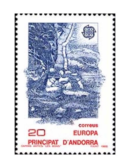 Timbre Poste Europa Andorre espagnol N° 0190 N** philatelie foxtimbre