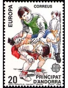Timbre Poste Europa Andorre espagnol N° 0199 N** philatelie foxtimbre