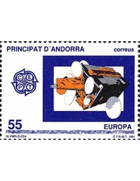 Timbre Poste Europa Andorre espagnol N° 0212 N** philatelie foxtimbre