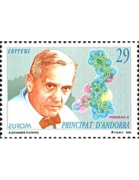 Timbre Poste Europa Andorre espagnol N° 0227 N** philatelie foxtimbre