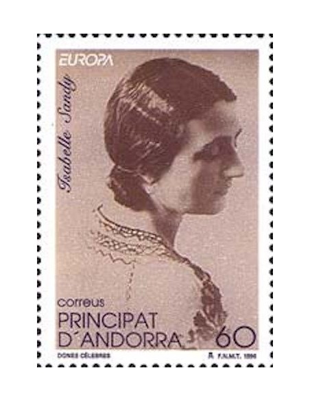 Timbre Poste Europa Andorre espagnol N° 0238 N** philatelie foxtimbre