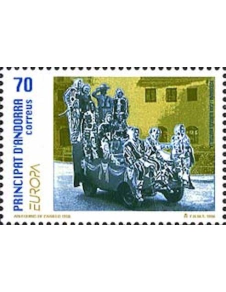 Timbre Poste Europa Andorre espagnol N° 0249 N** philatelie foxtimbre