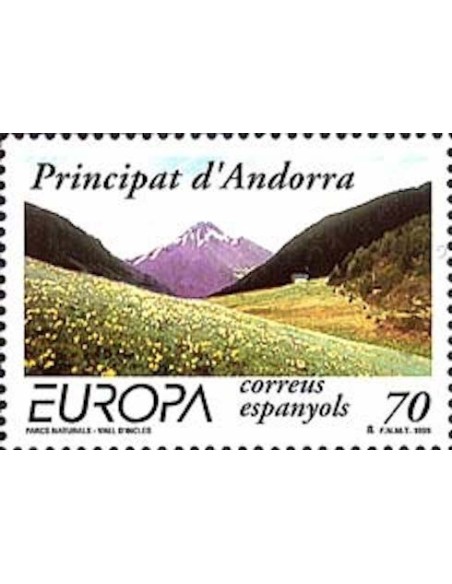 Timbre Poste Europa Andorre espagnol N° 0257 N** philatelie foxtimbre