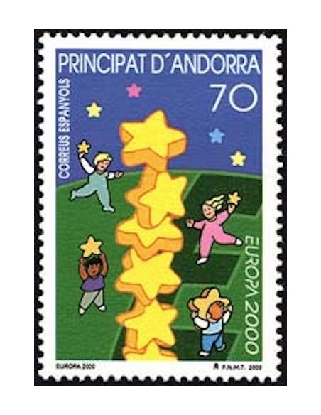 Timbre Poste Europa Andorre espagnol N° 0261 N** philatelie foxtimbre