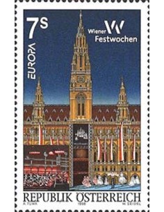 Timbre Poste Europa Autriche N° 2084 N** philatelie foxtimbre