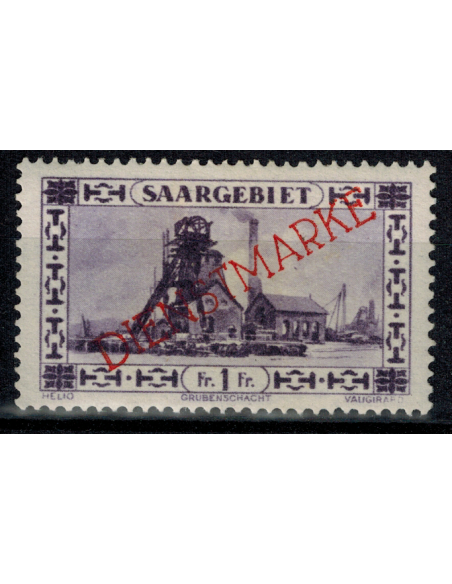 Sarre Service N°  25 Obli