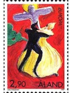 Timbre Poste Europa Aland N° 0128 N** philatelie foxtimbre