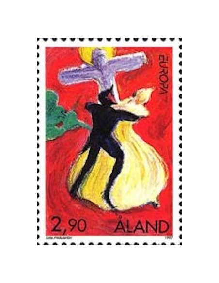 Timbre Poste Europa Aland N° 0128 N** philatelie foxtimbre