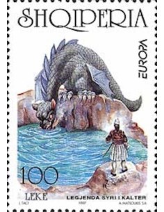Timbre Poste Europa Albanie N° 2385 N** philatelie foxtimbre