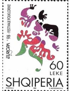 Timbre Poste Europa Albanie N° 2412 N** philatelie foxtimbre
