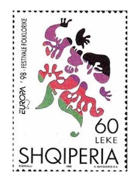 Timbre Poste Europa Albanie N° 2412 N** philatelie foxtimbre