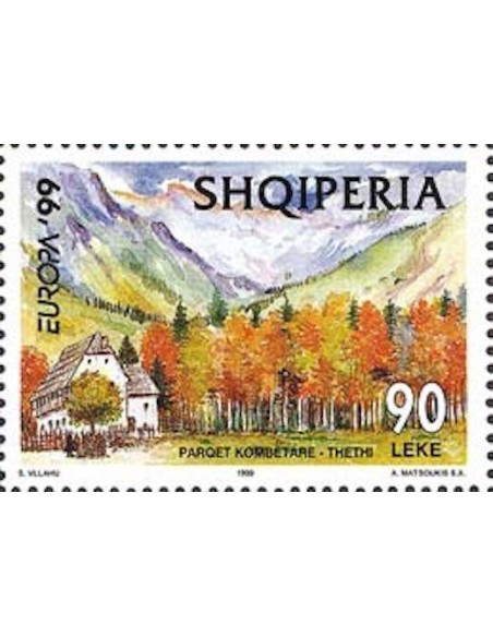 Timbre Poste Europa Albanie N° 2446 N** philatelie foxtimbre