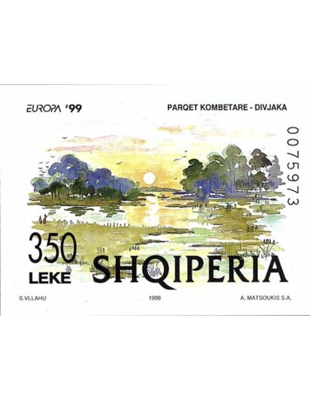 Timbre Poste Europa Albanie N° Bloc 0092 N** philatelie foxtimbre