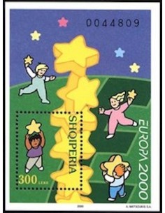 Timbre Poste Europa Albanie N° Bloc 0096 N** philatelie foxtimbre
