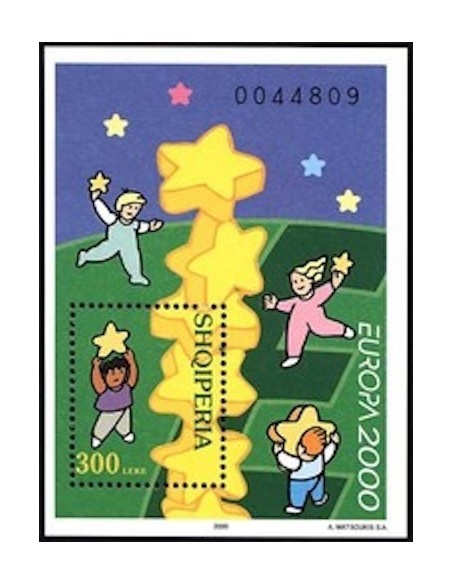 Timbre Poste Europa Albanie N° Bloc 0096 N** philatelie foxtimbre