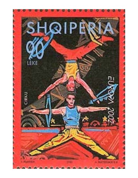 Timbre Poste Europa Albanie N° 2614 N** philatelie foxtimbre