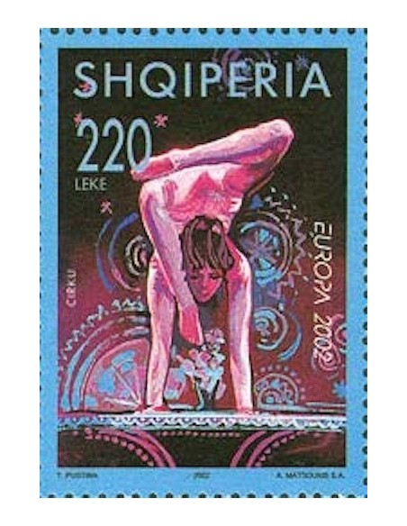 Timbre Poste Europa Albanie N° 2615 N** philatelie foxtimbre