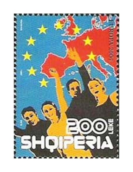 Timbre Poste Europa Albanie N° 2833 N** philatelie foxtimbre