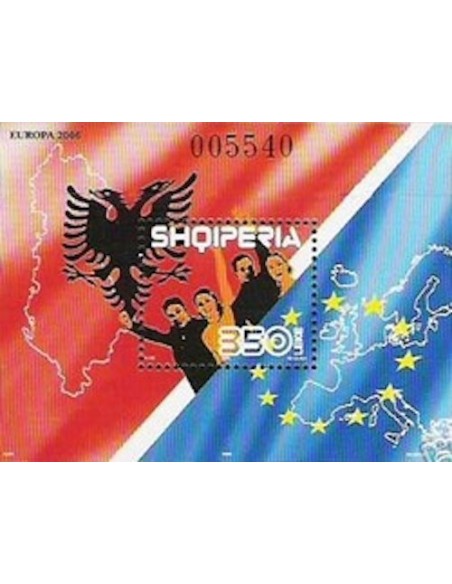 Timbre Poste Europa Albanie N° Bloc 0125 N** philatelie foxtimbre