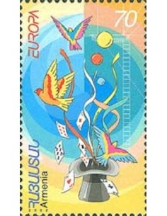 Timbre Poste Europa Arménie N° 0419 N** philatelie foxtimbre