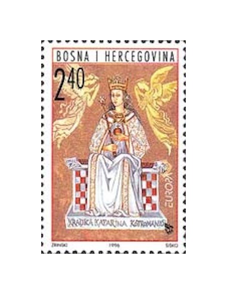 Timbre Poste Europa Bosnie-Herzégovine Croate N° 0016 N** philatelie foxtimbre