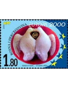 Timbre Poste Europa Bosnie-Herzégovine Croate N° 0048 N** philatelie foxtimbre