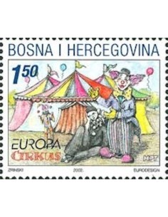 Timbre Poste Europa Bosnie-Herzégovine Croate N° 0068 N** philatelie foxtimbre
