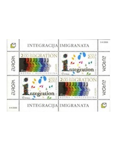 Timbre Poste Europa Bosnie-Herzégovine Croate N° Bloc 0007 N** philatelie foxtimbre