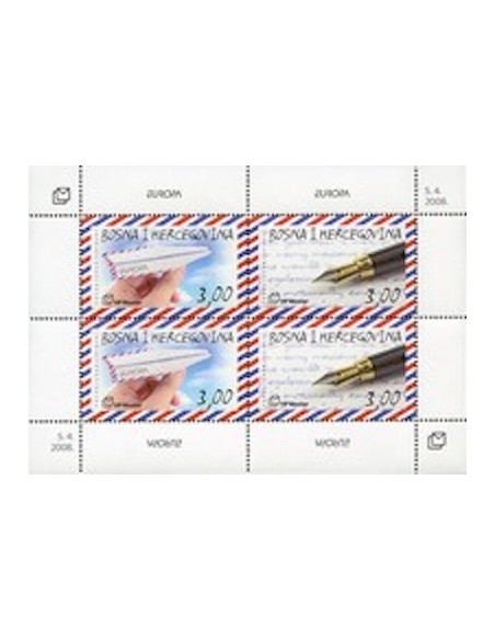 Timbre Poste Europa Bosnie-Herzégovine Croate N° Bloc 0012 N** philatelie foxtimbre