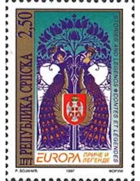 Timbre Poste Europa Bosnie-Herzégovine Serbe N° 0069 N** philatelie foxtimbre