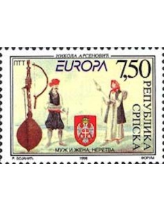 Timbre Poste Europa Bosnie-Herzégovine Serbe N° 0106 N** philatelie foxtimbre