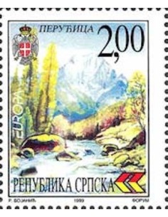 Timbre Poste Europa Bosnie-Herzégovine Serbe N° 0126 N** philatelie foxtimbre