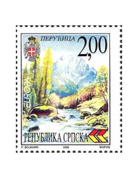 Timbre Poste Europa Bosnie-Herzégovine Serbe N° 0126 N** philatelie foxtimbre