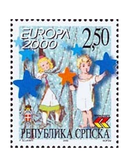 Timbre Poste Europa Bosnie-Herzégovine Serbe N° 0153 N** philatelie foxtimbre