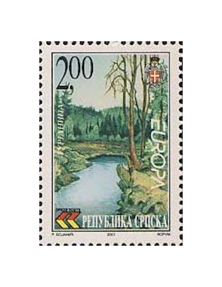 Timbre Poste Europa Bosnie-Herzégovine Serbe N° 0205 N** philatelie foxtimbre
