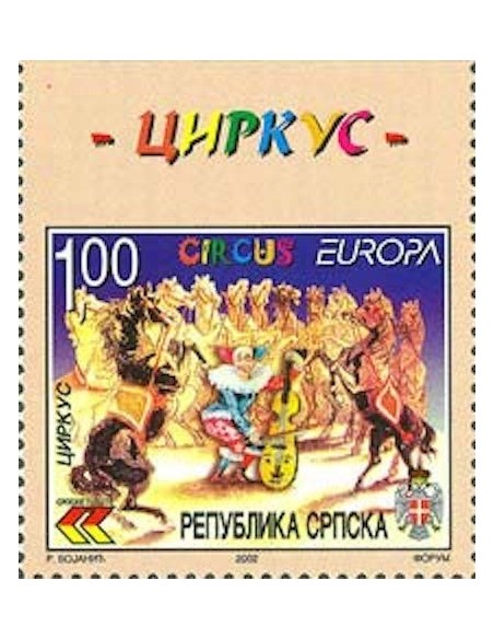 Timbre Poste Europa Bosnie-Herzégovine Serbe N° 0226 N** philatelie foxtimbre