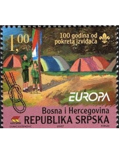 Timbre Poste Europa Bosnie-Herzégovine Serbe N° 0364 N** philatelie foxtimbre
