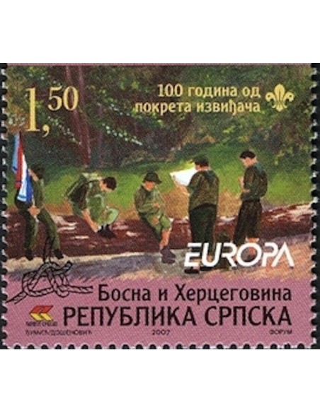 Timbre Poste Europa Bosnie-Herzégovine Serbe N° 0365 N** philatelie foxtimbre