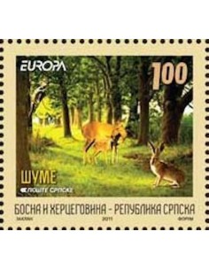 Timbre Poste Europa Bosnie-Herzégovine Serbe N° 0488 N** philatelie foxtimbre