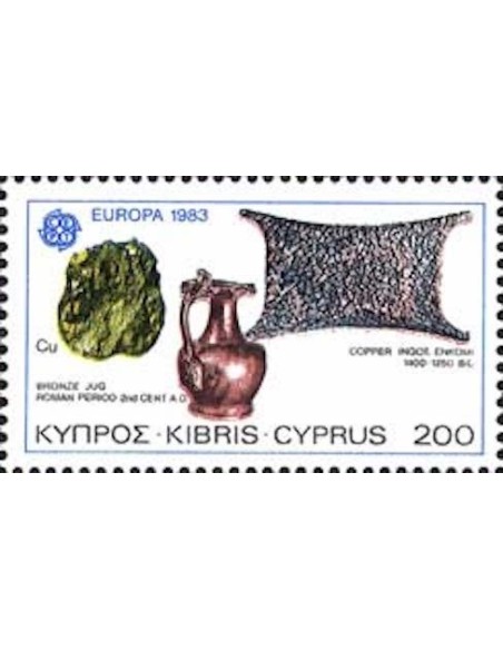 Timbre Poste Europa Chypre N° 0578 N** philatelie foxtimbre