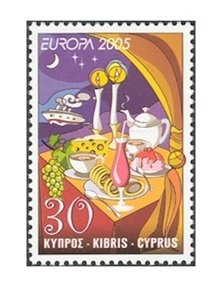 Timbre Poste Europa Chypre N° 1065 N** philatelie foxtimbre