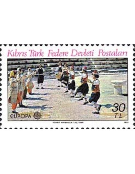 Timbre Poste Europa Chypre turc N° 0089 N** philatelie foxtimbre