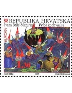 Timbre Poste Europa Croatie N° 0387 N** philatelie foxtimbre