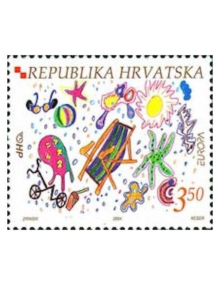 Timbre Poste Europa Croatie N° 0641 N** philatelie foxtimbre