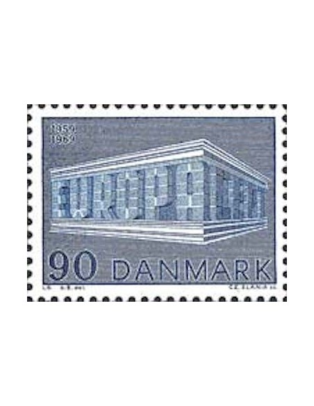 Timbre Poste Europa Danemark N° 0490 N** philatelie foxtimbre