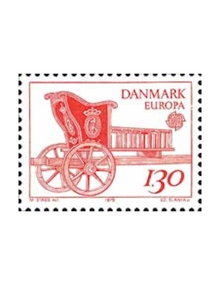 Timbre Poste Europa Danemark N° 0687 N** philatelie foxtimbre