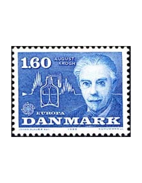 Timbre Poste Europa Danemark N° 0701 N** philatelie foxtimbre