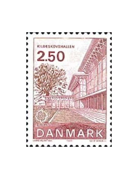 Timbre Poste Europa Danemark N° 0784 N** philatelie foxtimbre
