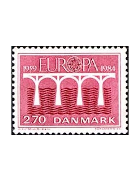 Timbre Poste Europa Danemark N° 0809 N** philatelie foxtimbre